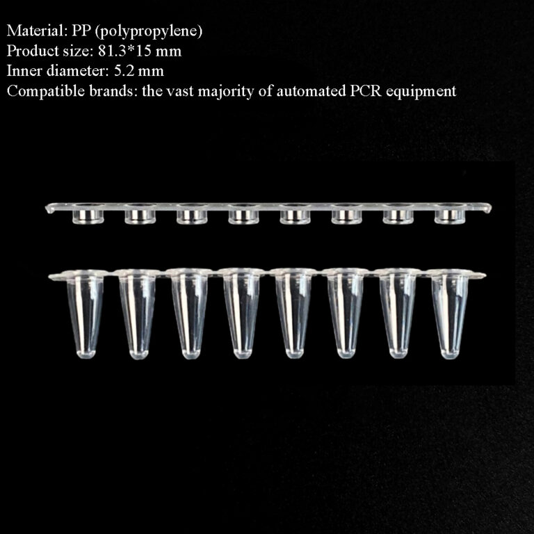9. PCR 8-Strip Tubes, 100 μL