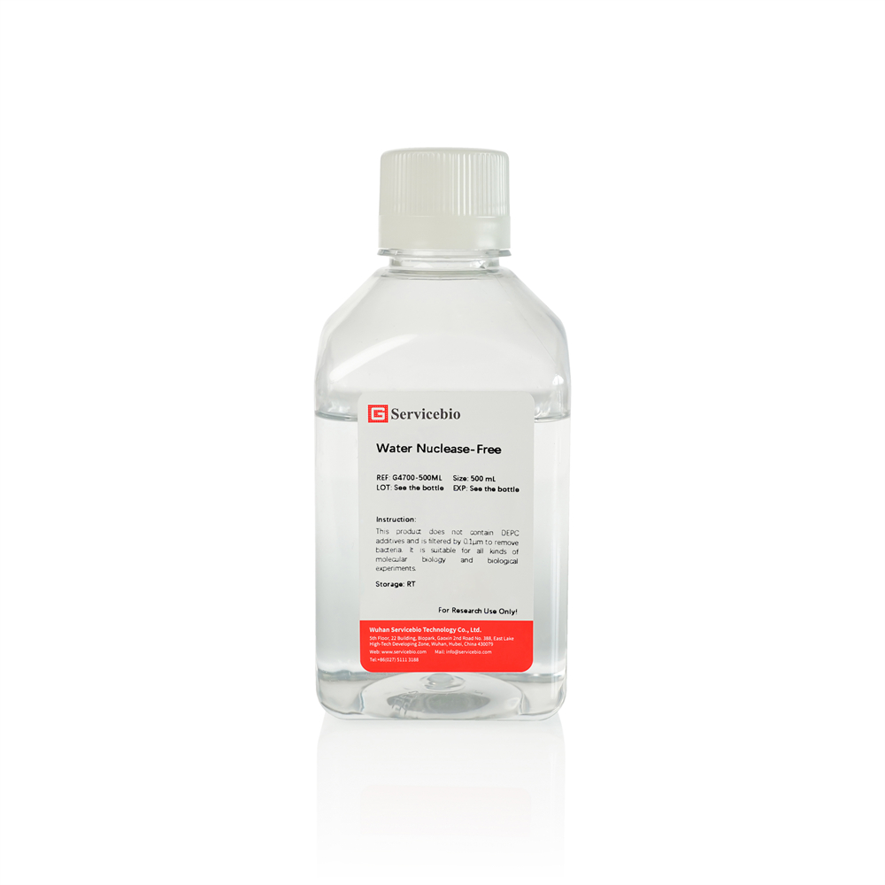 1. Water Nuclease-Free, 500 mL $65