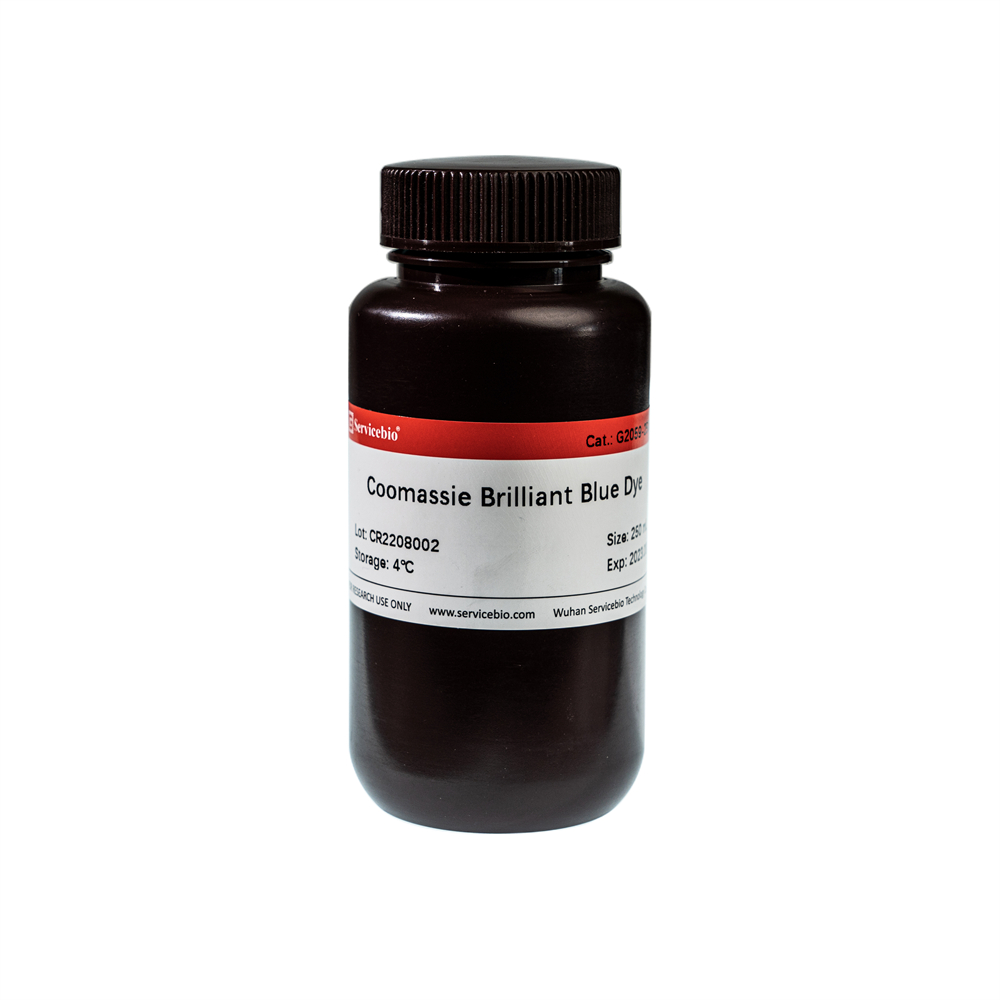 5. Coomassie Bright Blue Ultrafast Staining(attenuate and remove the background), 250ml $268